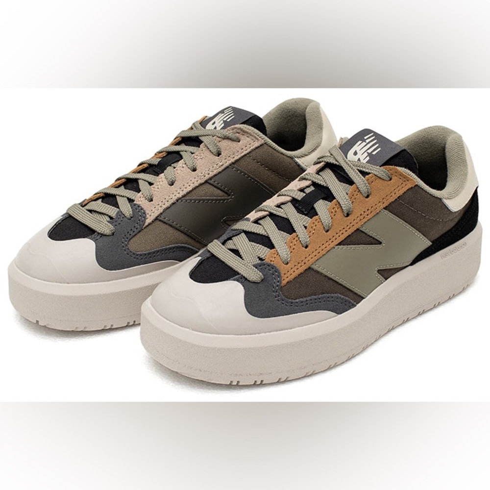 New Balance CT302 Tan and Gray Casual Sneakers